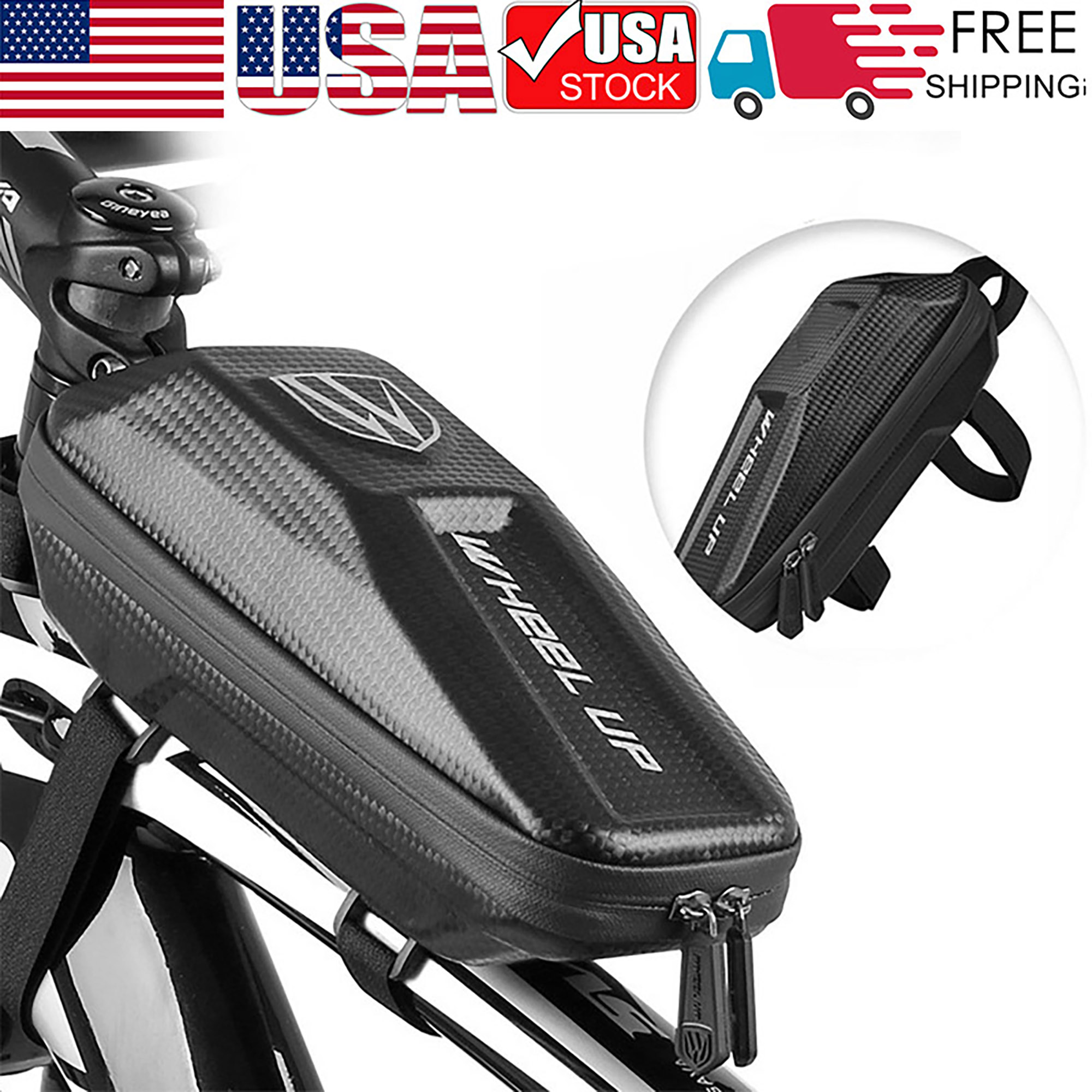 Bicycle Cycling Bike Front Top Tube Frame Bag MTB Waterproof Phone Holder Case
